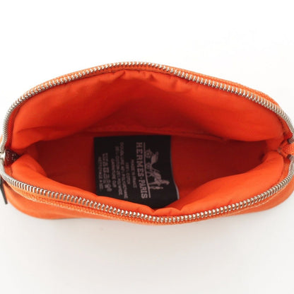 Hermes Bolide Mini Logo Embroidery Pouch Orange — view 6