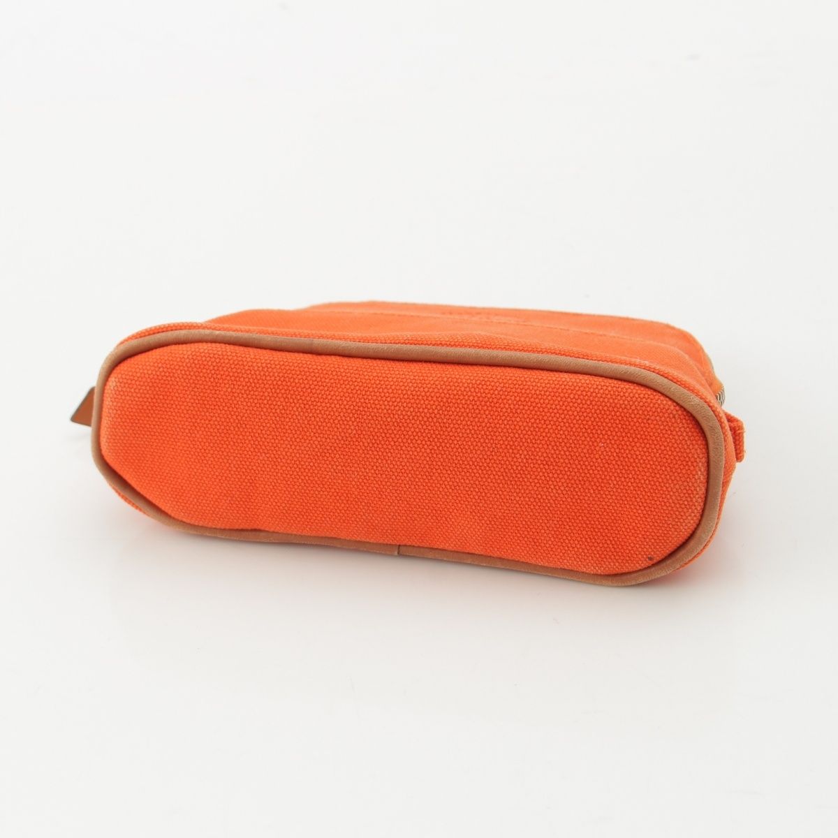 Hermes Bolide Mini Logo Embroidery Pouch Orange — view 5