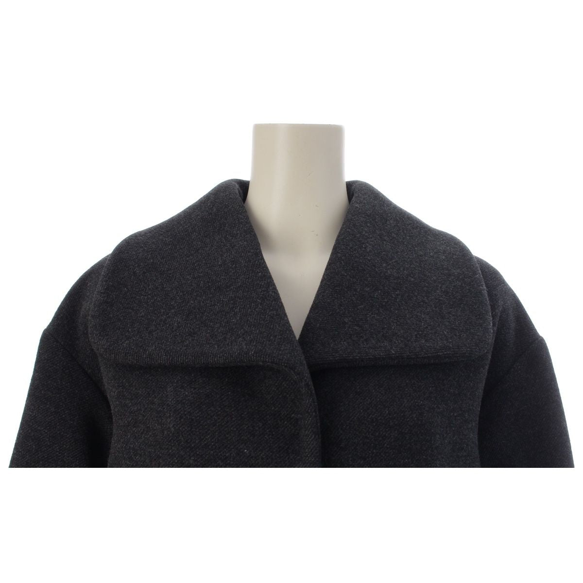 Miu Miu Wool Color Coat Gray 36 — view 5