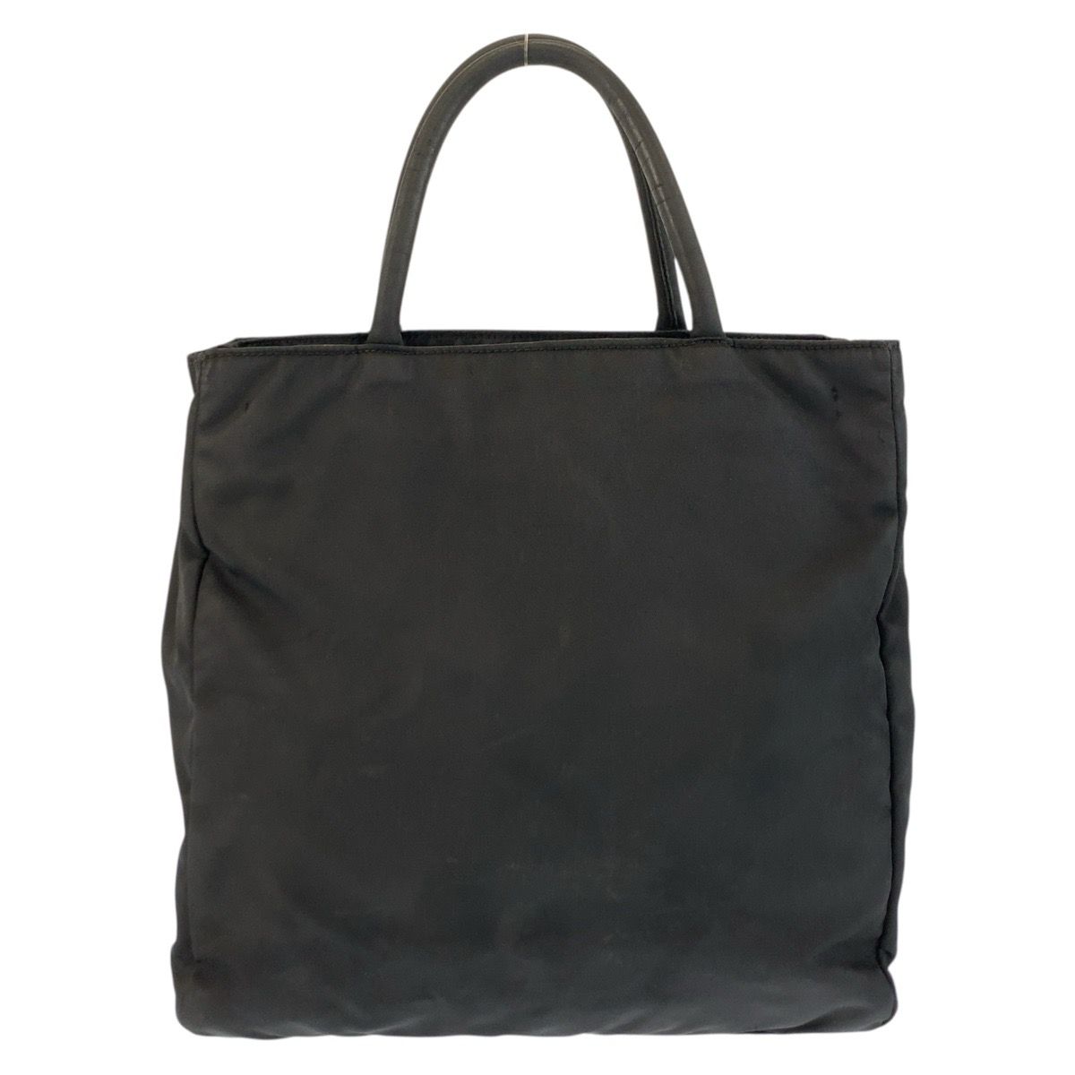 Prada Tessuto Black Silver Nylon Tote Bag — view 2