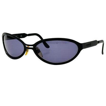 Chanel Sunglasses CC Logo Black Oval Eyewear