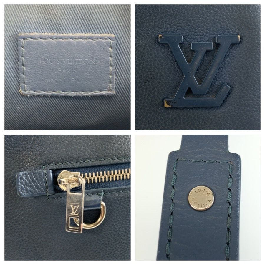 Louis Vuitton LV Aerogram Pochette iPad Blue Silver — view 3
