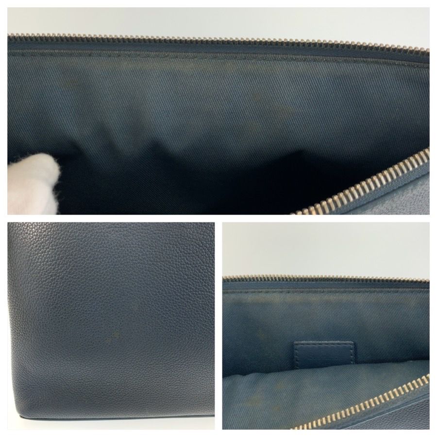 Louis Vuitton LV Aerogram Pochette iPad Blue Silver — view 7