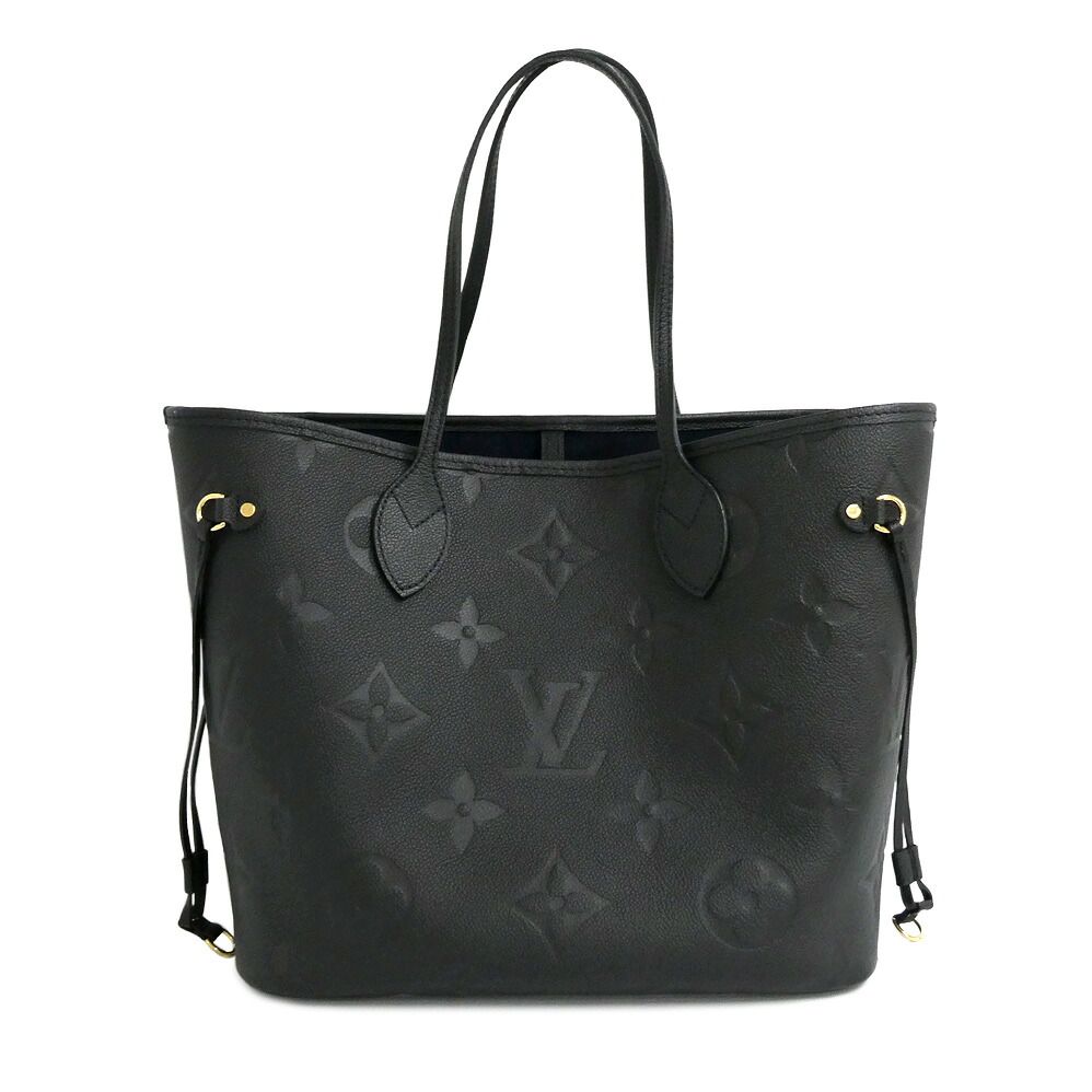 Louis Vuitton Neverfull MM Monogram Empreinte Noir Shoulder Bag Tote