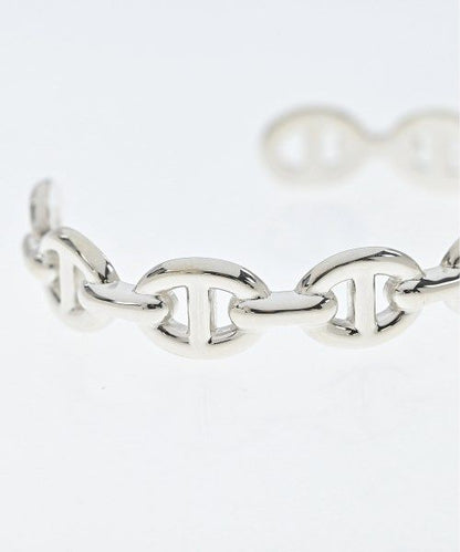 Hermes Bracelet Bangle Silver — view 3