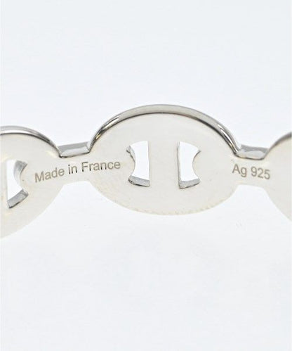 Hermes Bracelet Bangle Silver — view 5
