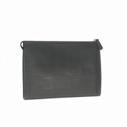 Fendi Monster Star Leather Clutch Black — view 2