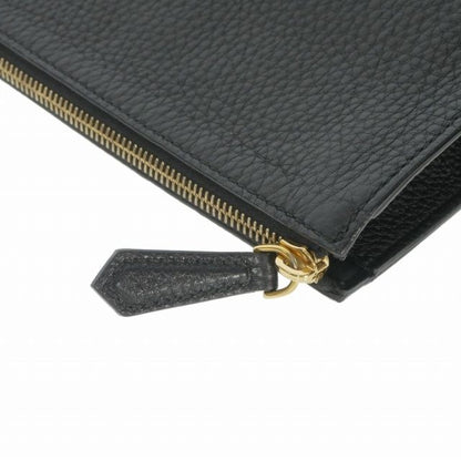 Fendi Monster Star Leather Clutch Black — view 6