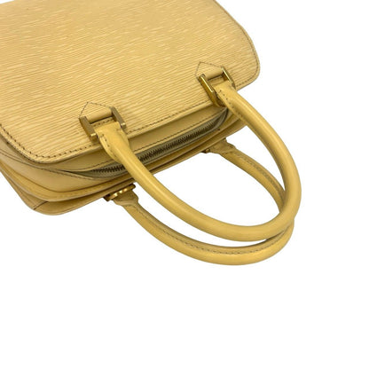 Louis Vuitton Vintage Pont Neuf Epi Leather Handbag Cream Yellow Vanilla — view 4