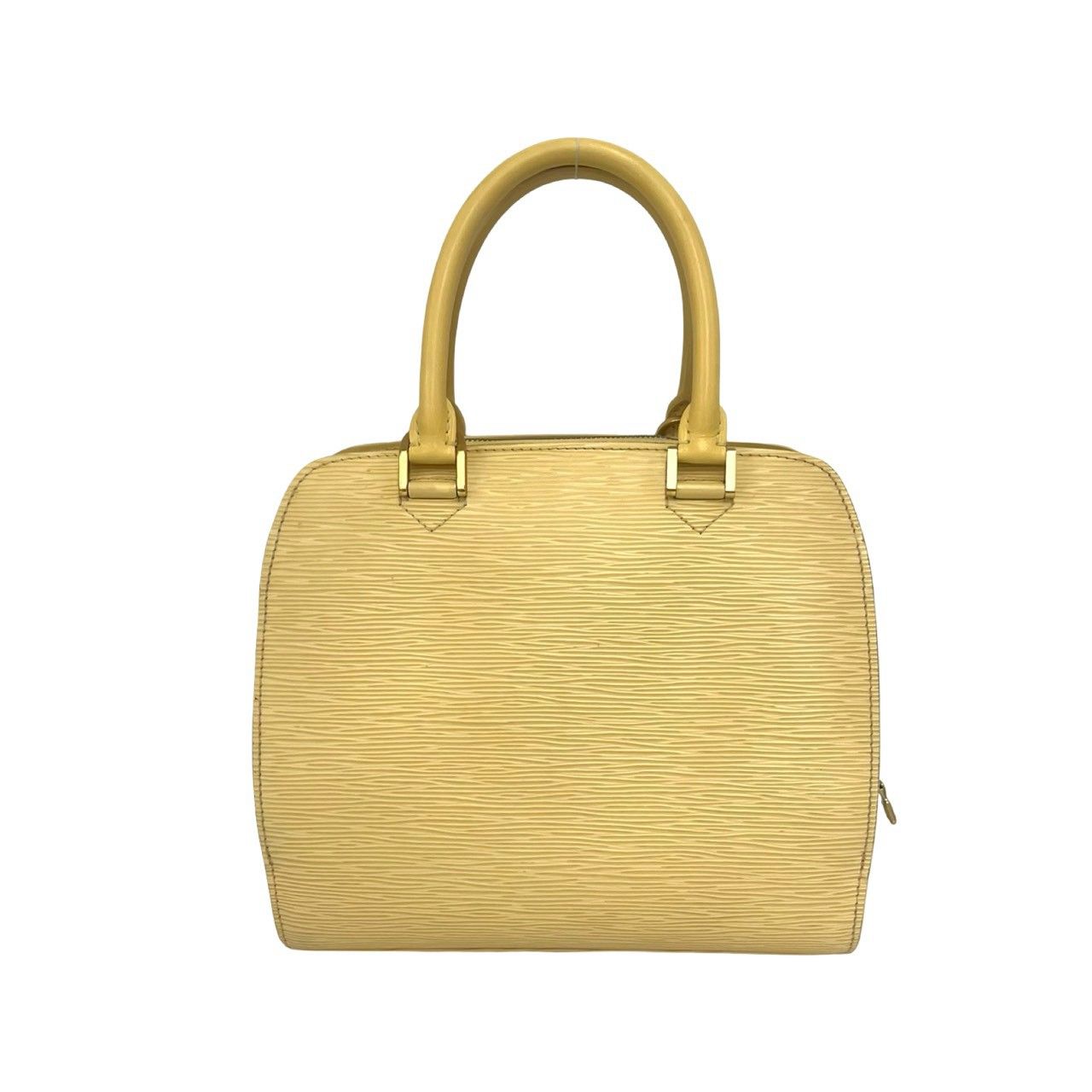 Louis Vuitton Vintage Pont Neuf Epi Leather Handbag Cream Yellow Vanilla — view 3