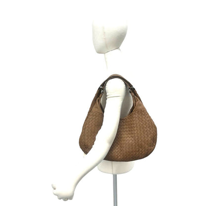Bottega Veneta Campana Intrecciato Leather Tote Bag Brown — view 2