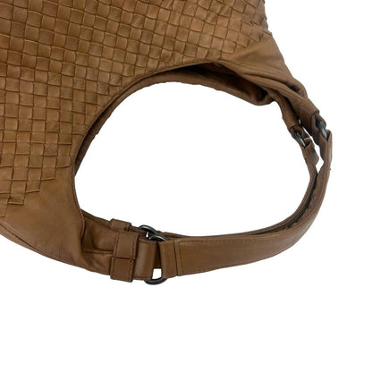 Bottega Veneta Campana Intrecciato Leather Tote Bag Brown — view 4