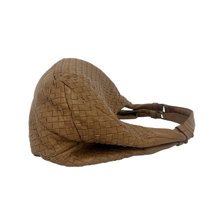Bottega Veneta Campana Intrecciato Leather Tote Bag Brown — view 6
