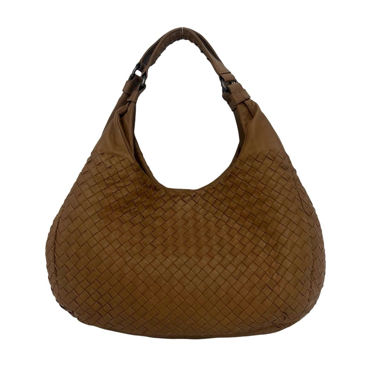 Bottega Veneta Campana Intrecciato Leather Tote Bag Brown — view 3