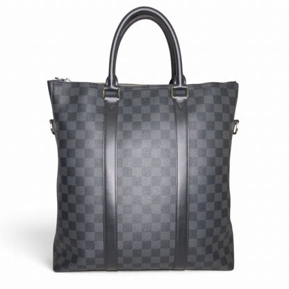 Louis Vuitton Damier Graphite Anton Tote Bag Black