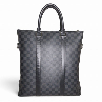 Louis Vuitton Damier Graphite Anton Tote Bag Black — view 2