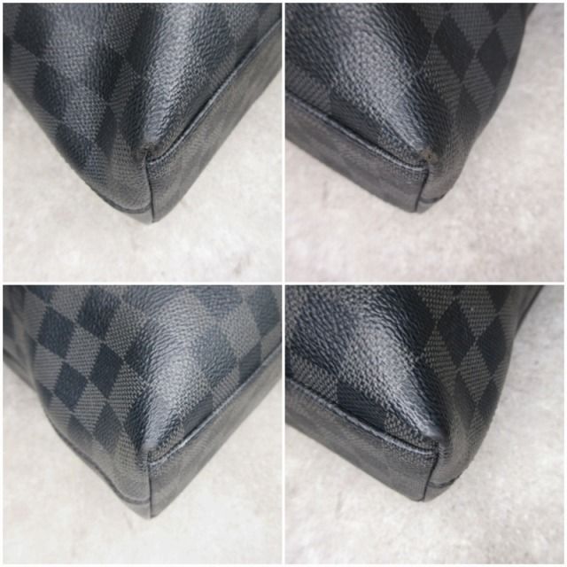 Louis Vuitton Damier Graphite Anton Tote Bag Black — view 5