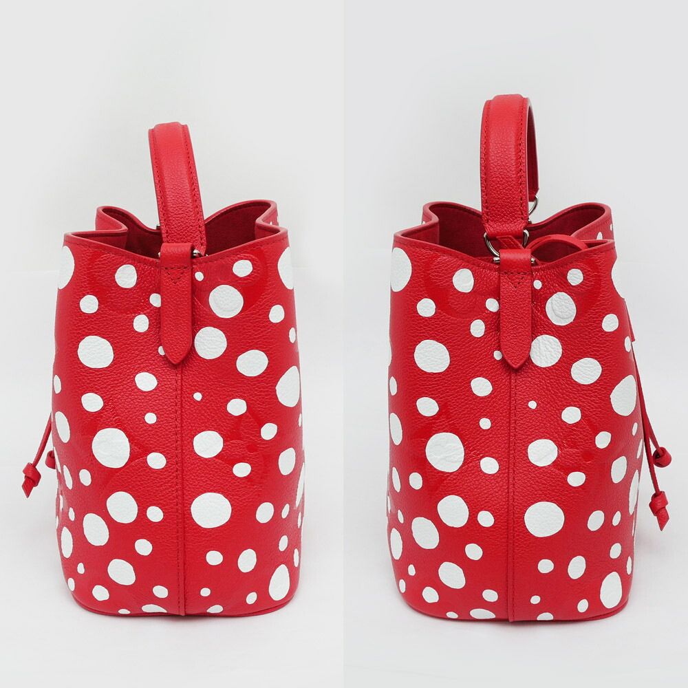 Louis Vuitton Monogram Empreinte Neo Noe BB LV YK Red Yayoi Kusama Hand — view 2