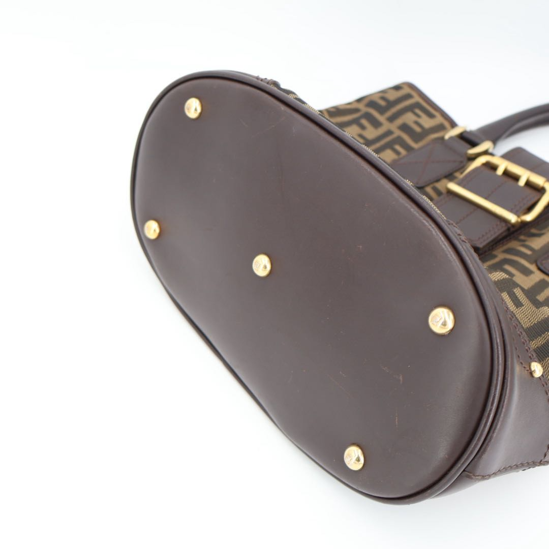 Fendi Zucca Pattern Bucket Tote Handbag — view 5