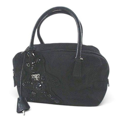 Prada Evening Bear Bijou Handbag Black — view 2