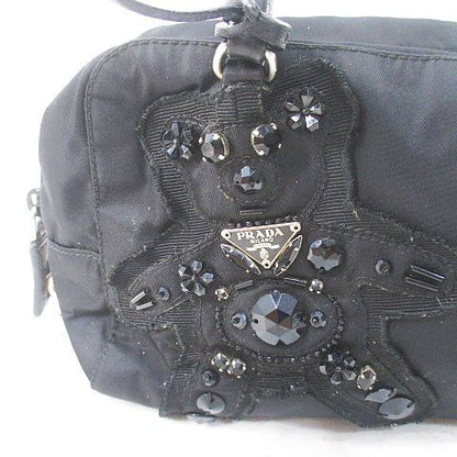 Prada Evening Bear Bijou Handbag Black — view 3