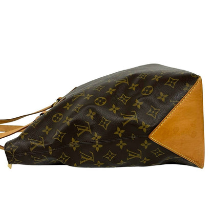 Louis Vuitton Cabas Mezzo Monogram Pattern Leather Tote Shoulder Bag Brown — view 5