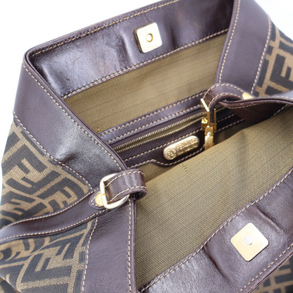 Fendi Zucca Pattern Tote Handbag — view 6