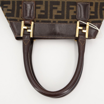Fendi Zucca Pattern Tote Handbag — view 3