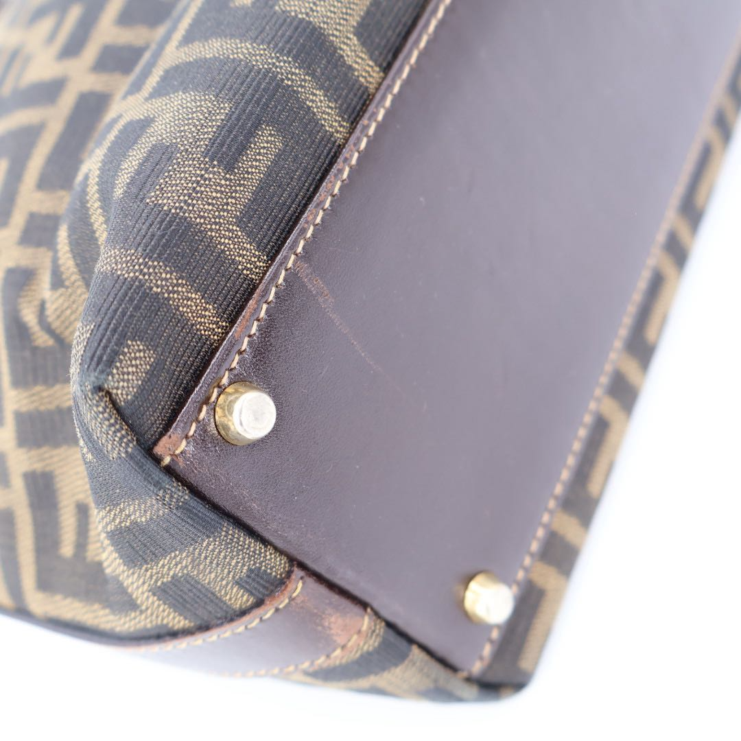 Fendi Zucca Pattern Tote Handbag — view 4
