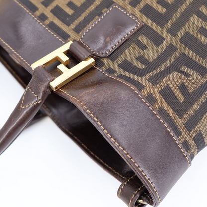 Fendi Zucca Pattern Tote Handbag — view 7