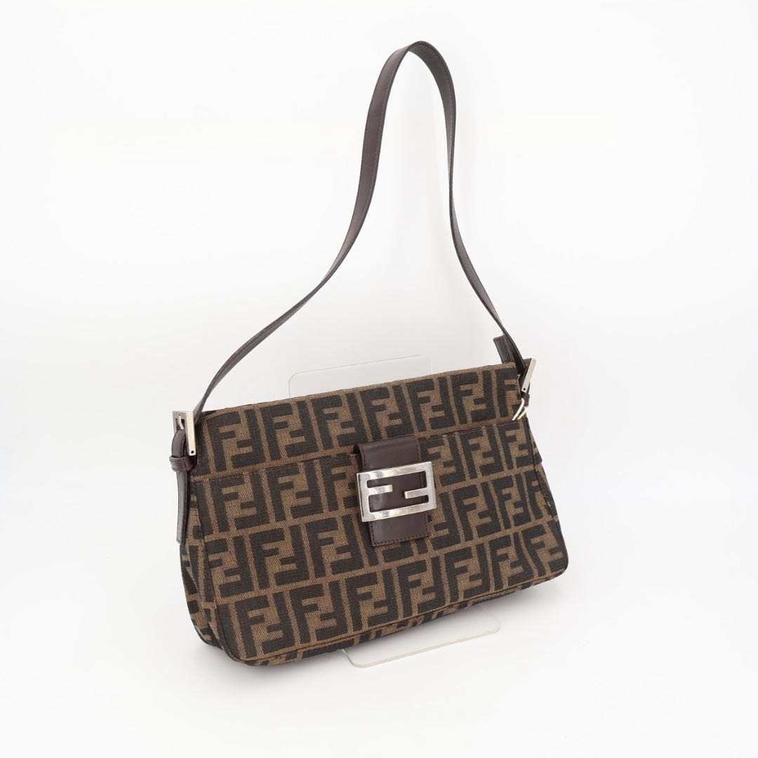 Fendi Zucca Pattern Shoulder Bag
