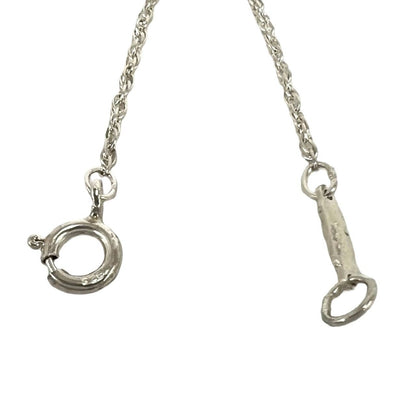 Tiffany & Co Vintage Triple Ribbon Necklace Silver — view 5