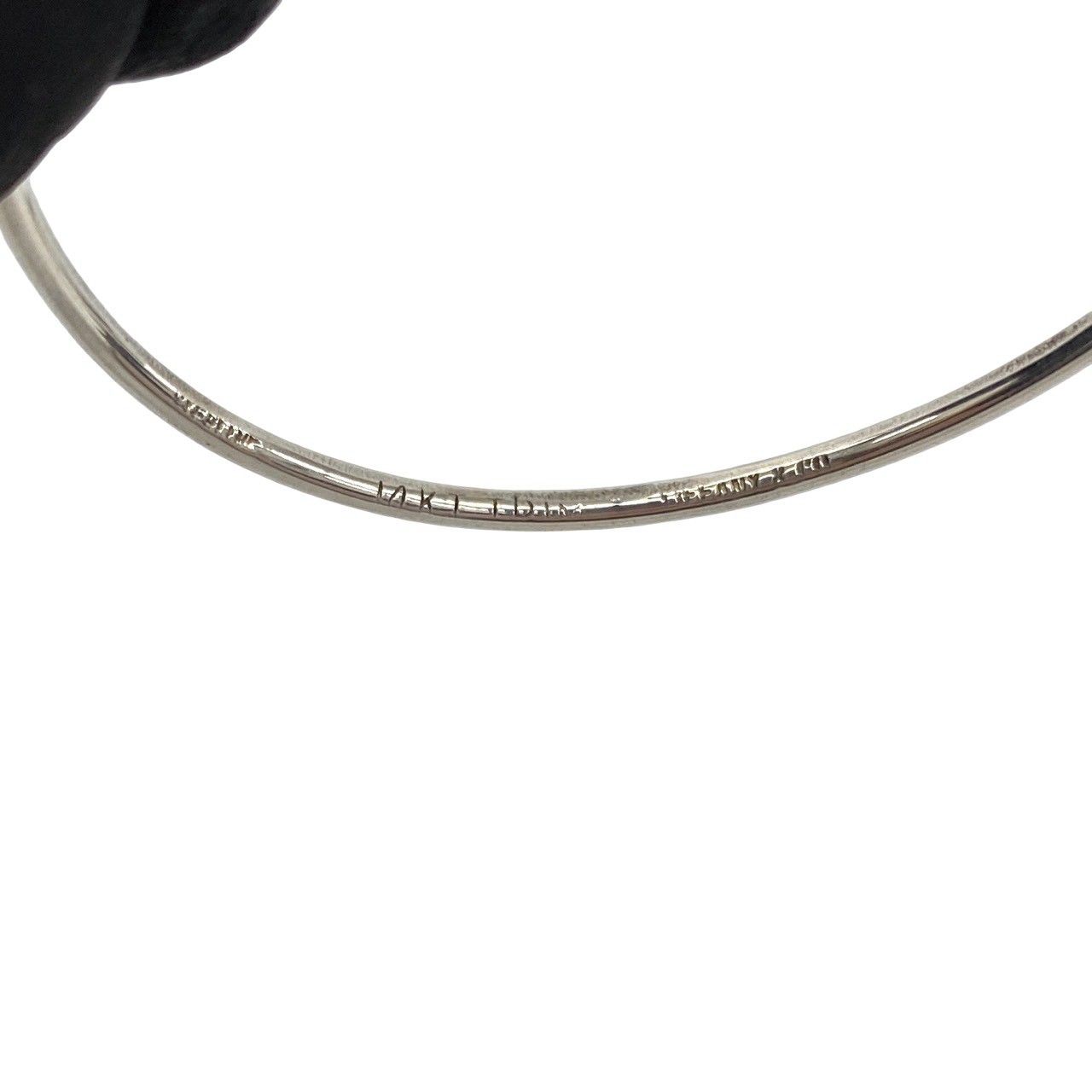 Tiffany & Co Vintage Love Knot Bangle Silver Gold Bracelet — view 3