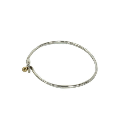 Tiffany & Co Vintage Love Knot Bangle Silver Gold Bracelet — view 5