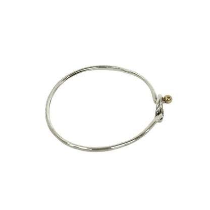 Tiffany & Co Vintage Love Knot Bangle Silver Gold Bracelet — view 6
