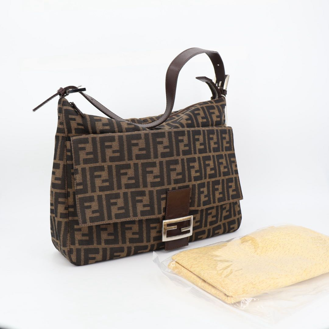 Fendi Zuccaman Mawan Shoulder Bag