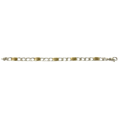 Tiffany & Co Vintage Figaro Chain Bracelet Silver — view 5