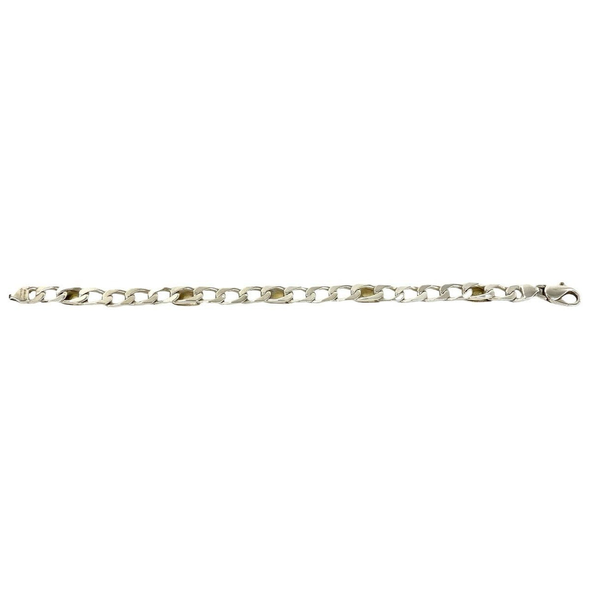 Tiffany & Co Vintage Figaro Chain Bracelet Silver — view 6