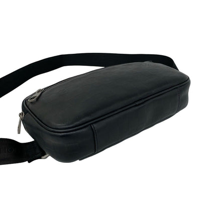 Louis Vuitton Ambler Damier Infini Leather 2-Way Shoulder Belt Bag Black — view 7