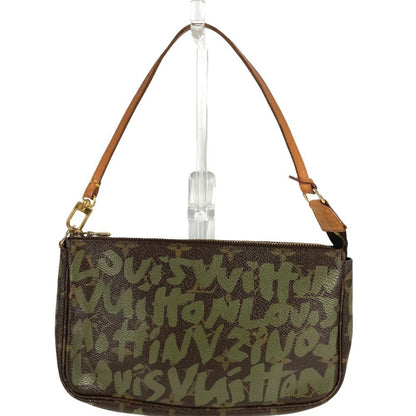 Louis Vuitton Shoulder Bag Pochette Soir Monogram Canvas Khaki