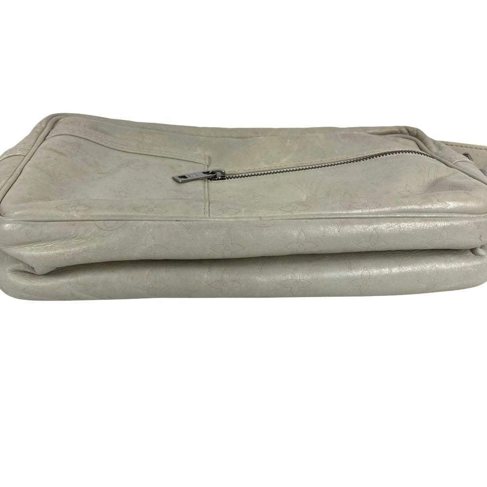 Louis Vuitton Shoulder Bag Ilvington Leather Shale Light Gray — view 6
