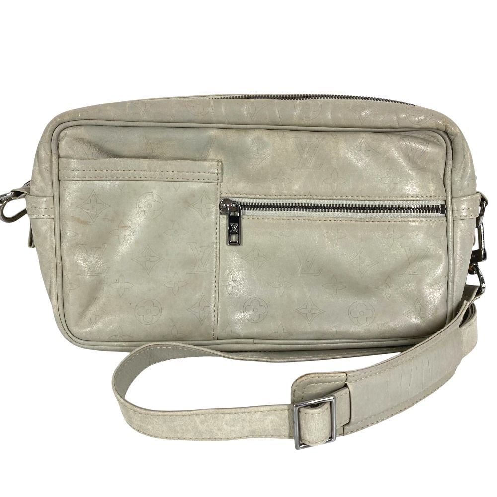 Louis Vuitton Shoulder Bag Ilvington Leather Shale Light Gray