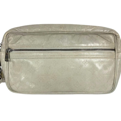 Louis Vuitton Shoulder Bag Ilvington Leather Shale Light Gray — view 3