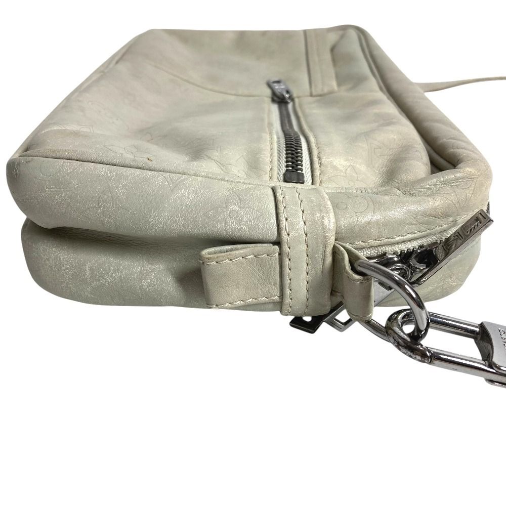 Louis Vuitton Shoulder Bag Ilvington Leather Shale Light Gray — view 4