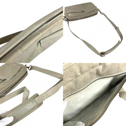 Louis Vuitton Shoulder Bag Ilvington Leather Shale Light Gray — view 8