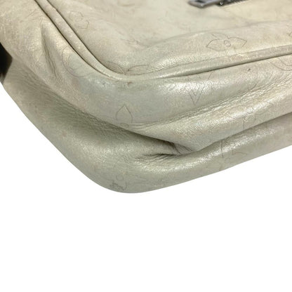Louis Vuitton Shoulder Bag Ilvington Leather Shale Light Gray — view 7
