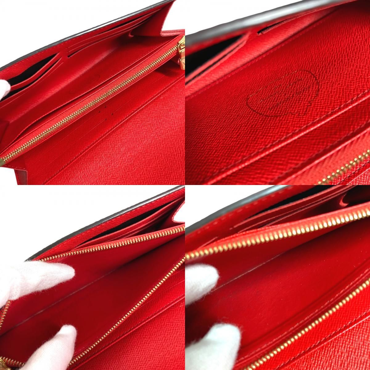 Louis Vuitton Wallet Portefeuille Sarah NM Monogram Canvas Brown Yayoi Kusama — view 8