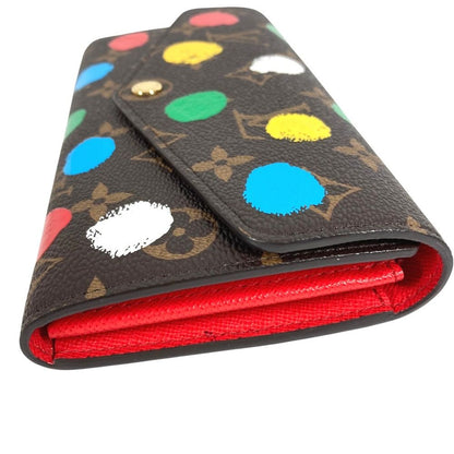Louis Vuitton Wallet Portefeuille Sarah NM Monogram Canvas Brown Yayoi Kusama — view 2