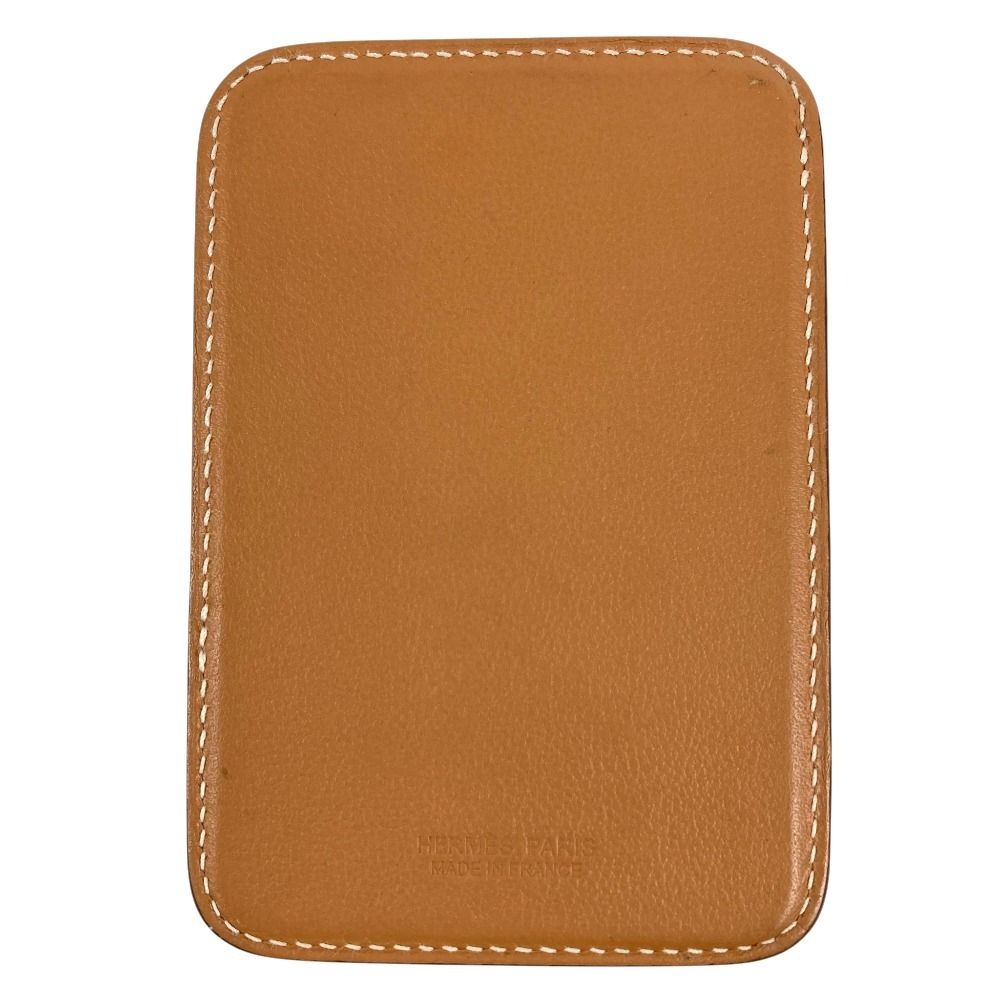 Hermes Card Case Magsafe Eman Cheval Leather Brown — view 2