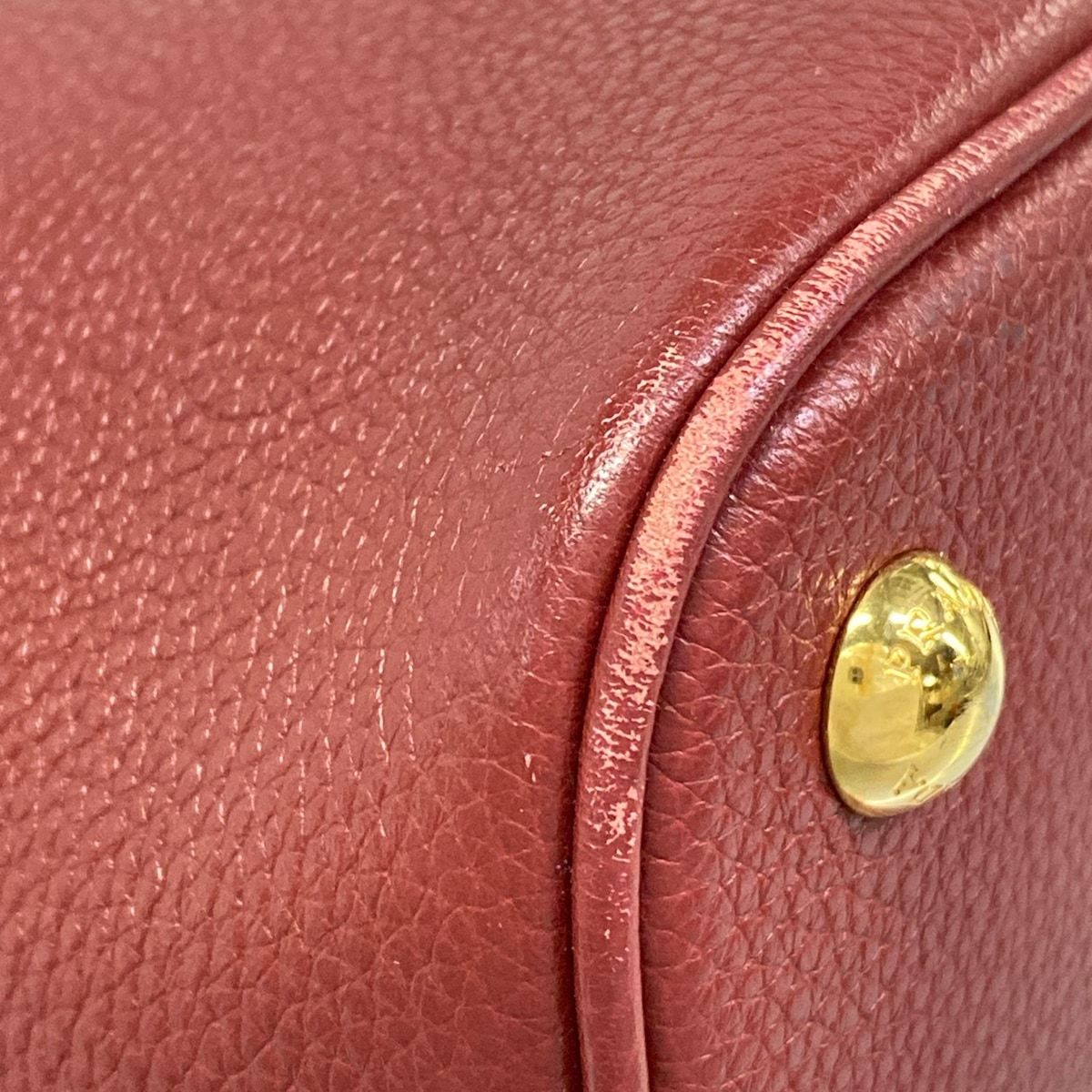 Prada Tote Bag Bordeaux Leather — view 6